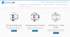 Desktop Screenshot of bundles.de